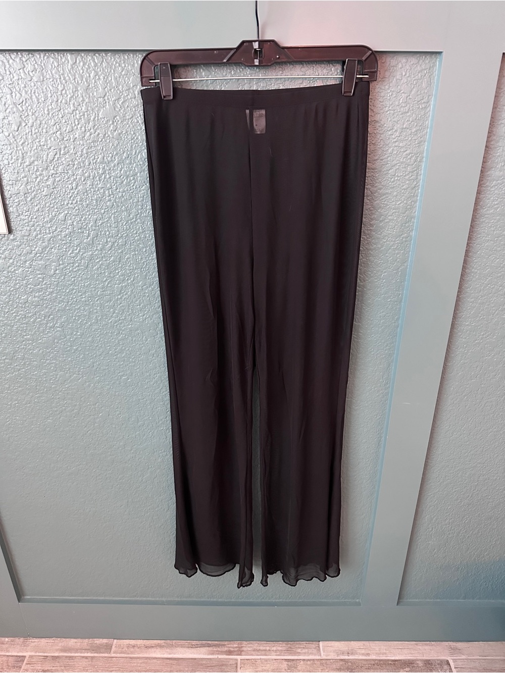 wild fable Black Sheer Wide-Leg Pants